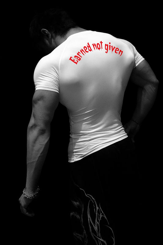 Compression shirt - White & Red