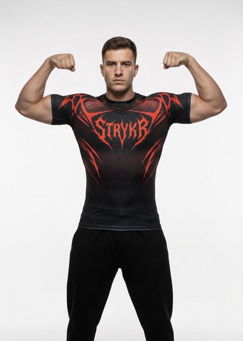 Rose Red Kinetic Compression Shirt