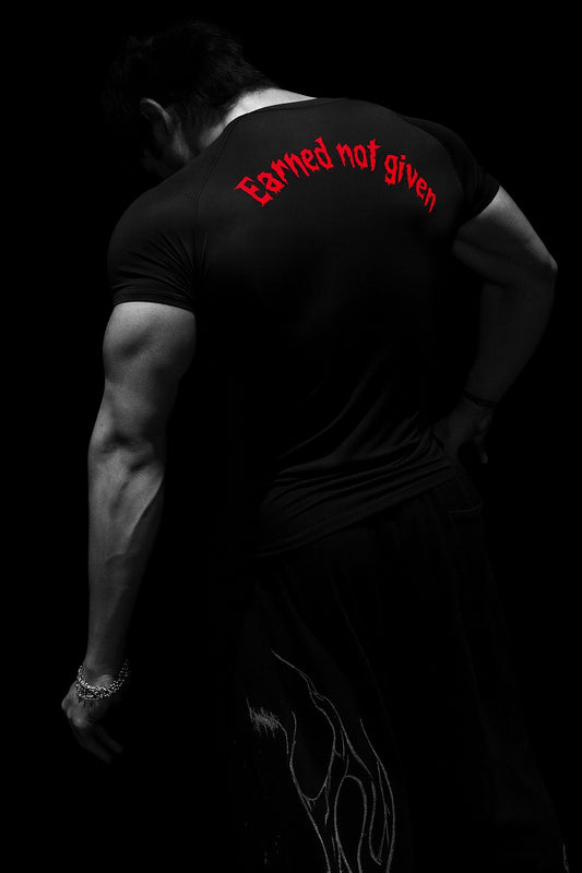 Compression shirt - Black & Red