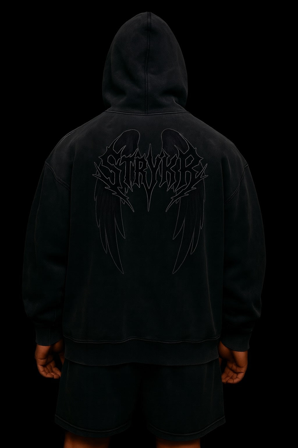 Black & White pumpcover hoodie