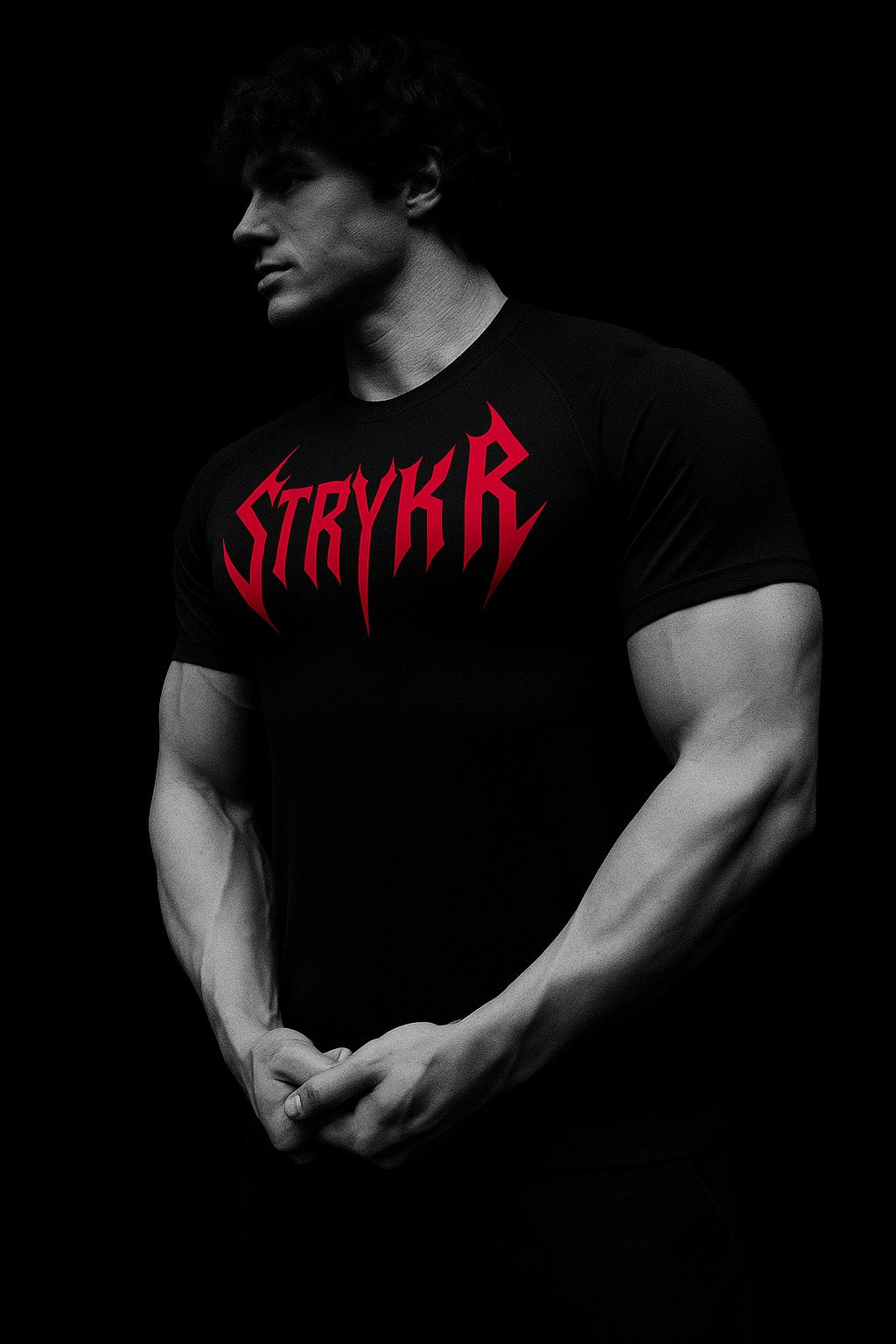 Compression shirt - Black & Red