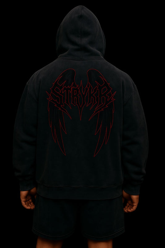 Black & Red pumpcover hoodie