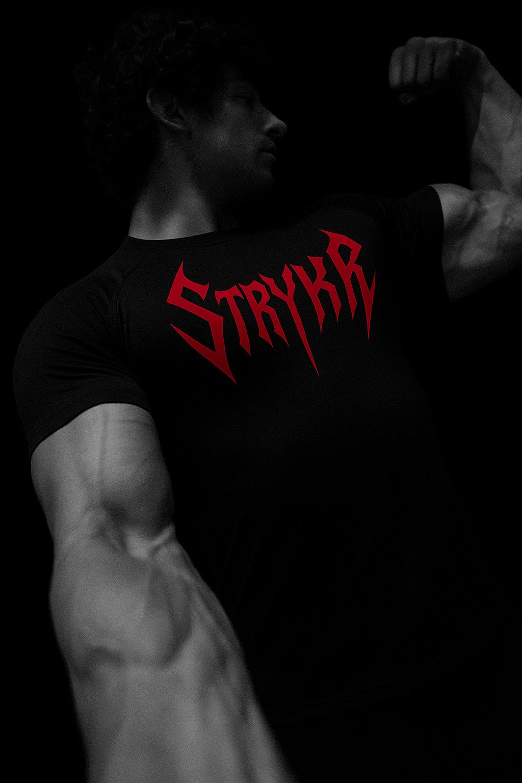 Compression shirt - Black & Red