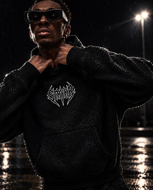 Black & White pumpcover hoodie