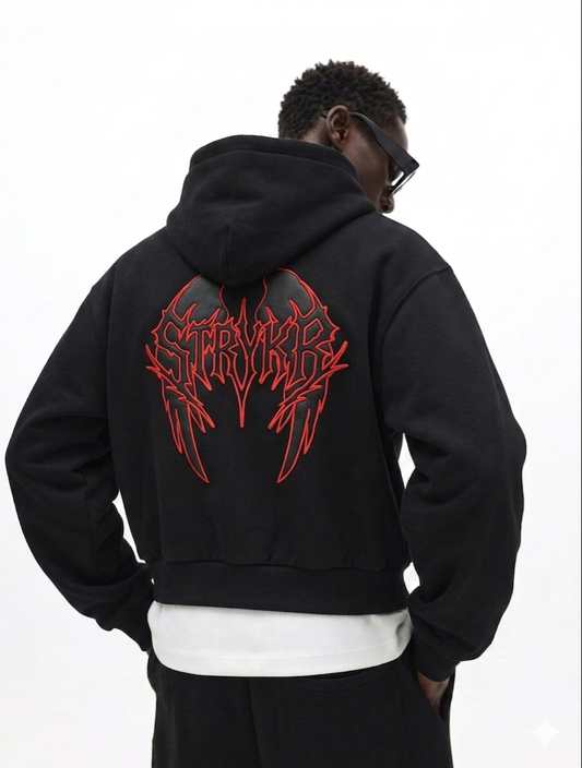 Black & Red pumpcover hoodie