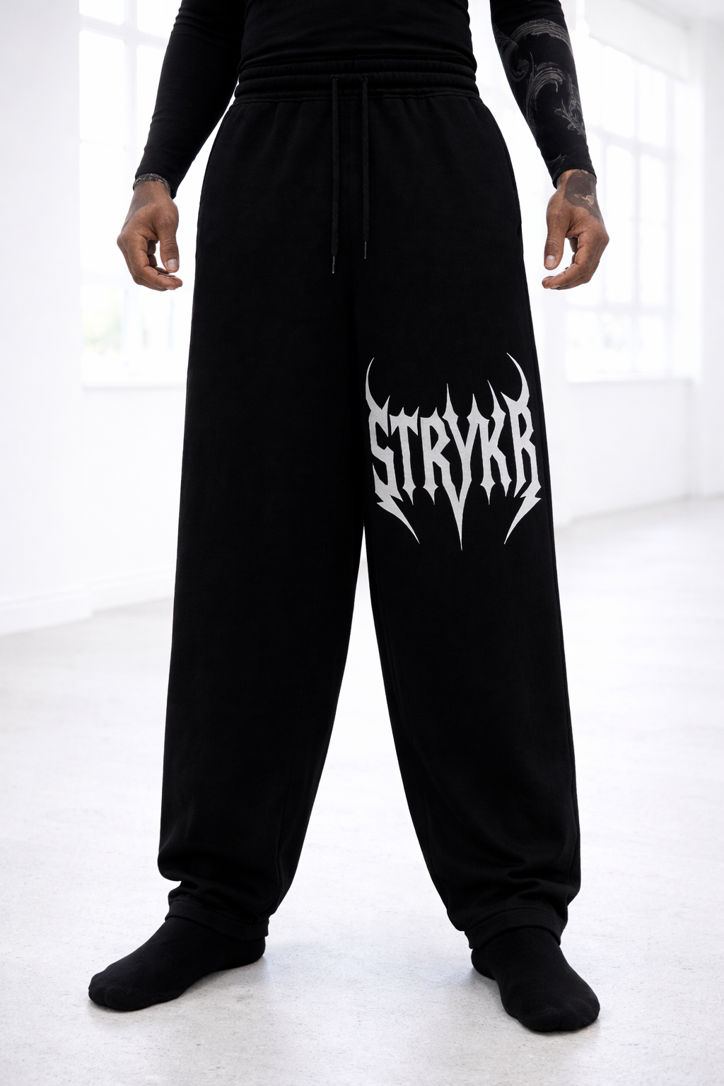 Black & White sweatpants