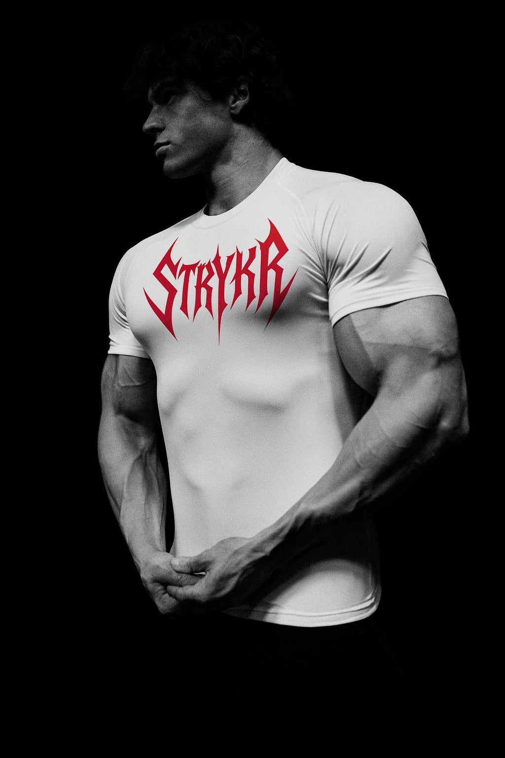 Compression shirt - White & Red