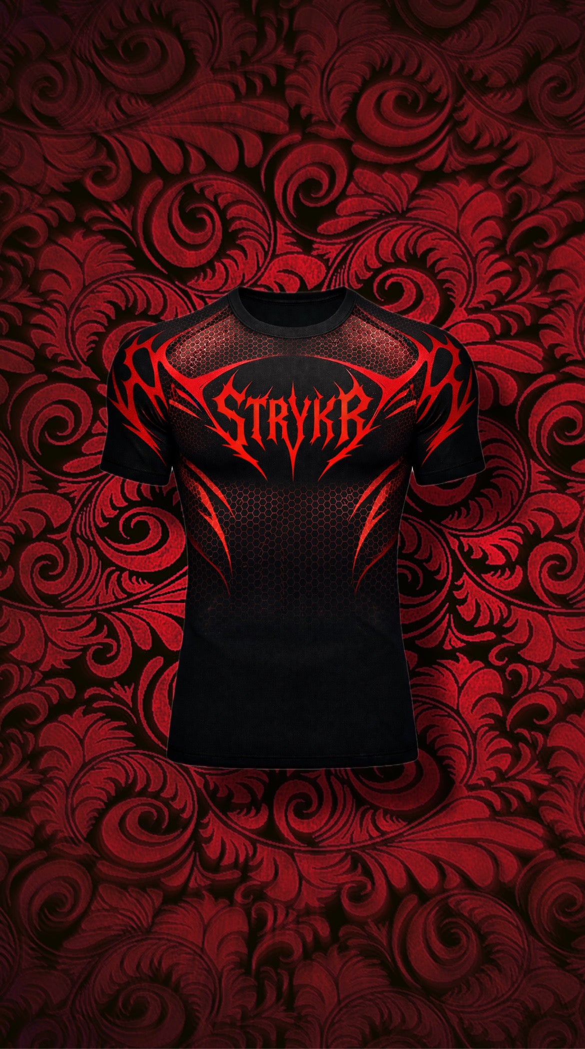 Rose Red Kinetic Compression Shirt