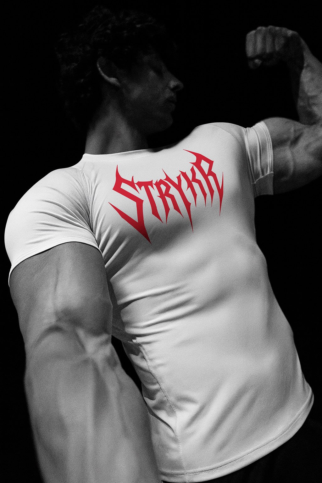 Compression shirt - White & Red