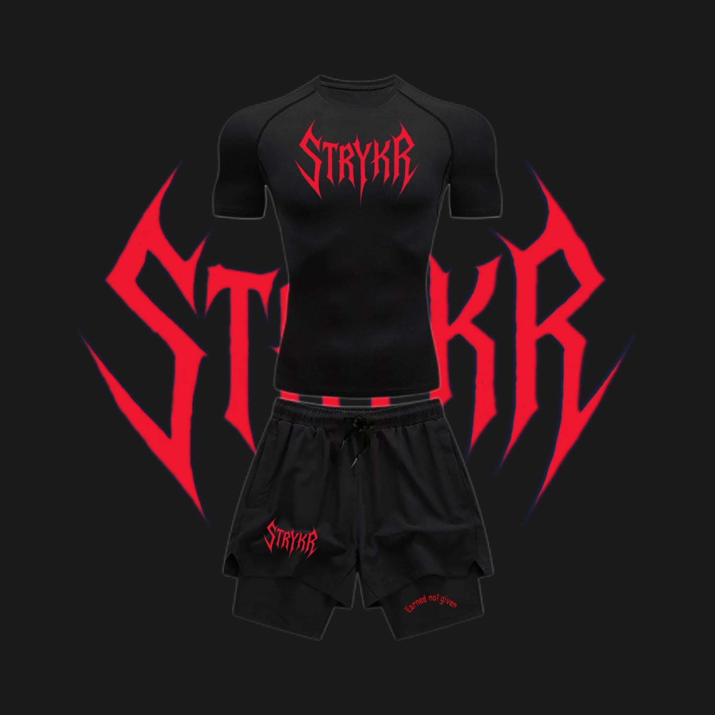 Compression set - Black & Red