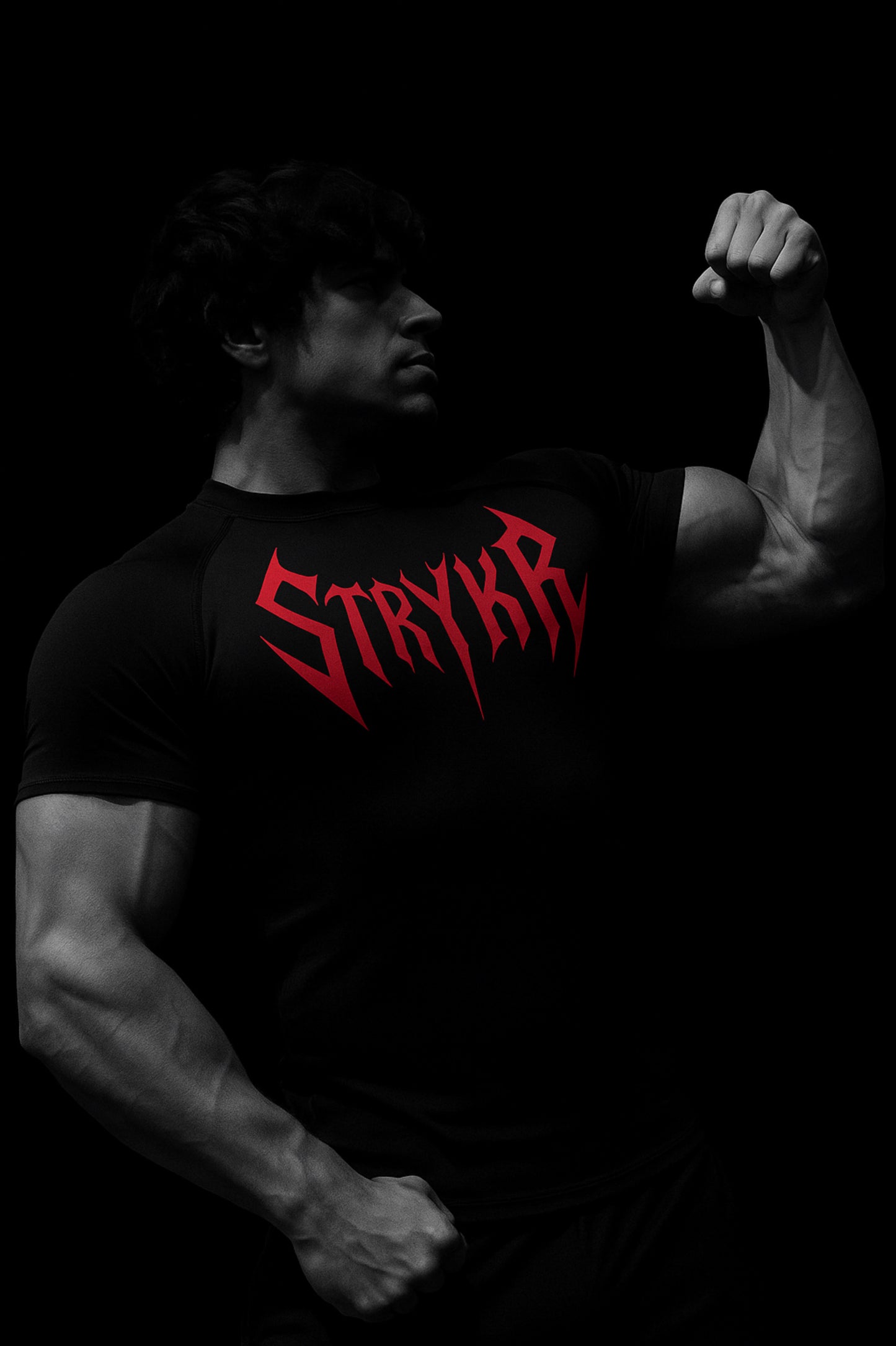 Compression shirt - Black & Red