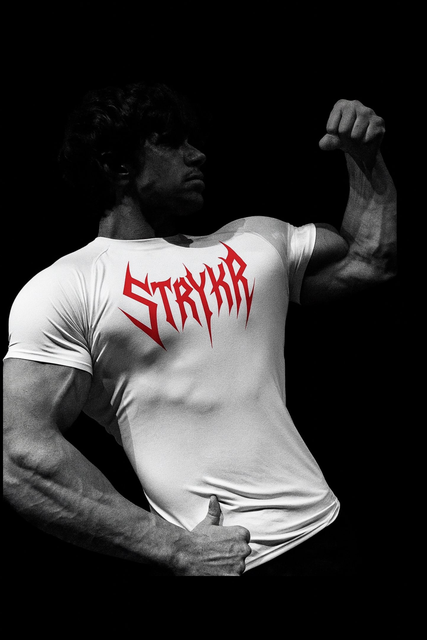 Compression shirt - White & Red