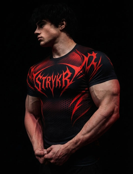 Rose Red Kinetic Compression Shirt